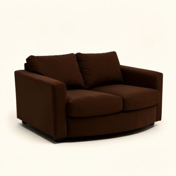 Tariq 91 '' Round Arm Sofa With Reversible Cushions (synthetic illustration; no displayed measurements)