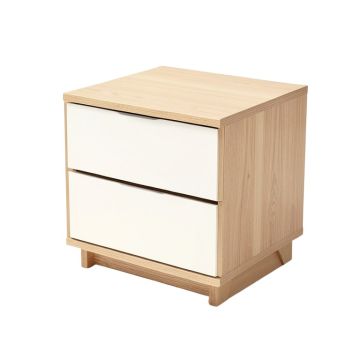 Kachazun 1 - Drawer Nightstand In Light Brown/White