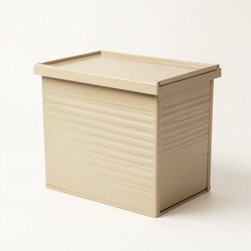 Elm Bend Closed Outdoor Storage Box - Beige (synthetic illustration; no displayed measurements)