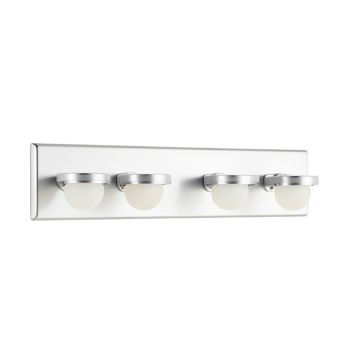 Oakman 4-Light Dimmable Chrome Vanity Light