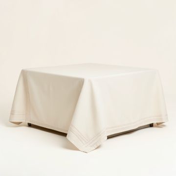 Rowan Crossing Flat Bed Sheet - Ivory (synthetic illustration; no displayed measurements)