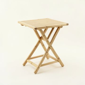 Laurel Bend Compact Balcony Table - Beige (synthetic illustration; no displayed measurements)