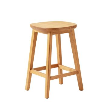Angelia Solid Wood Bar Stool