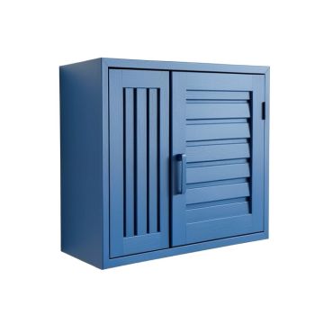 Linden Brook Wall-Mounted Entry Cabinet - Blue