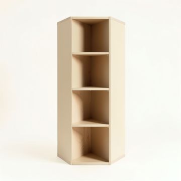 Flint Canyon Narrow Cubby Tower - Beige (synthetic illustration; no displayed measurements)