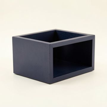 Stone Bend Empty Raised Planter - Navy (synthetic illustration; no displayed measurements)