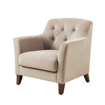 Ellesse 39 '' Wide Tufted Polyester Armchair