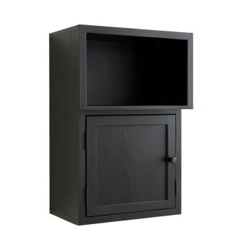 Oak Arc Wall-Mounted Entry Cabinet