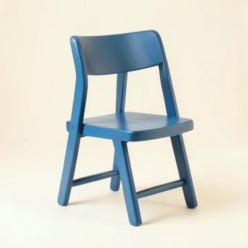 Laurel Branch Folding Outdoor Chair - Blue (synthetic illustration; no displayed measurements)