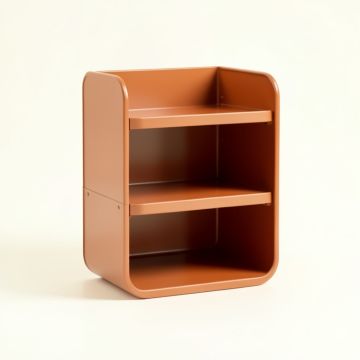 Heath Arc Empty Mug-Storage Cabinet Insert - Terracotta (synthetic illustration; no displayed measurements)