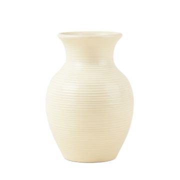 Flint Brook Empty Decorative Vase - Cream