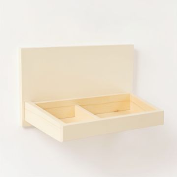 Hill Crossing Empty Wall-Mounted Tool Organizer Panel - Ivory (synthetic illustration; no displayed measurements)