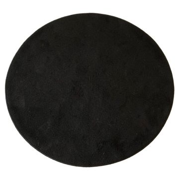 Heath Bend Round Area Rug - Black