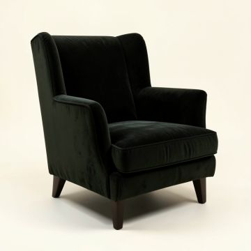 Sherwen 28.5 '' Wide Velvet Wingback Chair (synthetic illustration; no displayed measurements)
