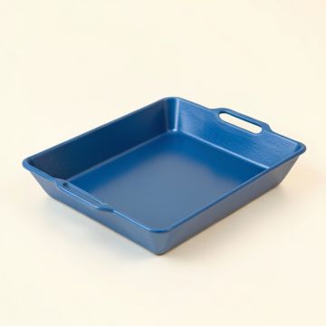 Laurel Bend Serving Tray - Blue (synthetic illustration; no displayed measurements)