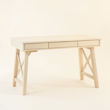 Dune Field Writing Desk - Ivory (synthetic illustration; no displayed measurements)