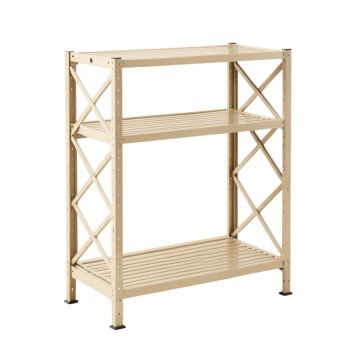 Moss Bridge Empty Seed-Starting Shelving Unit Without Lights - Beige (synthetic illustration; no displayed measurements)