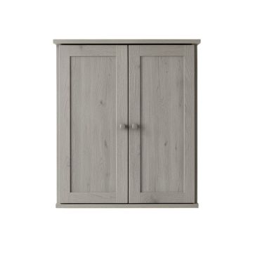 Rowan Arc Wall-Mounted Laundry Cabinet - Gray