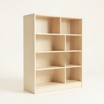 Brook Falls Freestanding Bookcase - Ivory (synthetic illustration; no displayed measurements)