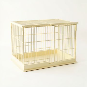 Shore Falls Empty Furniture-Style Pet Crate - Cream (synthetic illustration; no displayed measurements)
