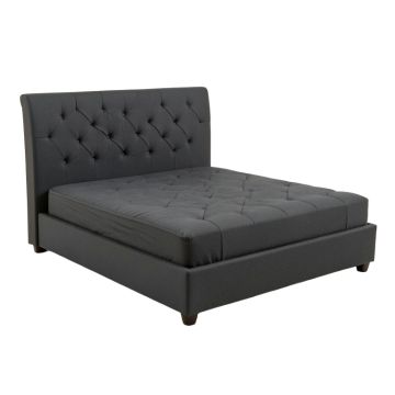 Koeppe King Tufted Upholstered Low Profile Storage Platform Bed