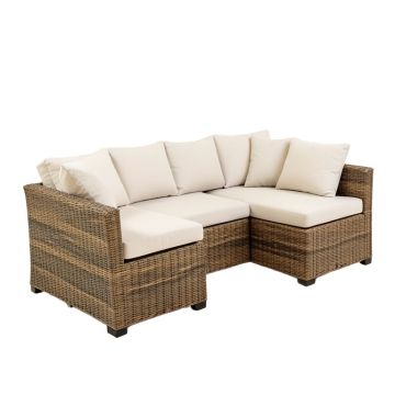Abniel Eneas Patio Sectional With Cushions