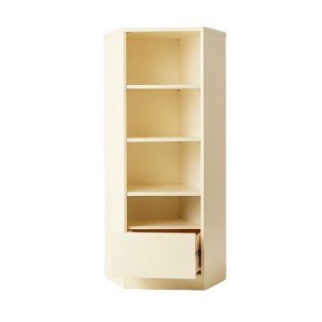 Flint Edge Narrow Cubby Tower - Cream
