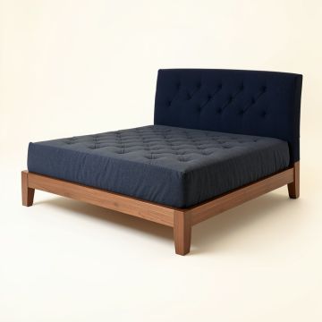Petersen Tufted Upholstered Low Profile Platform Bed (synthetic illustration; no displayed measurements)