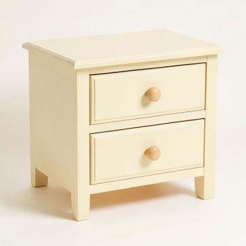 Brook Field Nightstand - Cream (synthetic illustration; no displayed measurements)