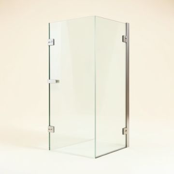 Zenith 33.75 '' W X 74 '' H Frameless Fixed Glass Panel (synthetic illustration; no displayed measurements)