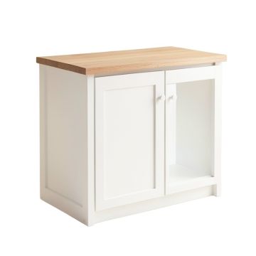 Pine Crest Freestanding Laundry Folding Counter - White