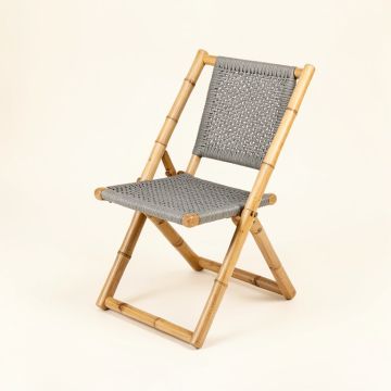 Olive Crest Folding Outdoor Chair - Gray (synthetic illustration; no displayed measurements)
