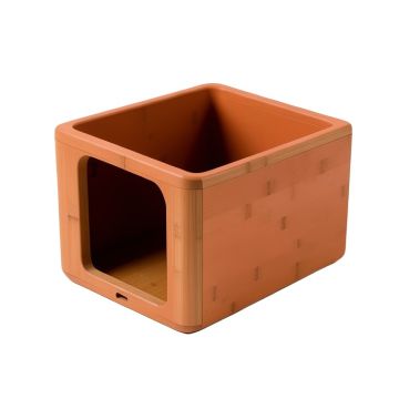 Glen Branch Empty Furniture-Style Litter Enclosure - Terracotta