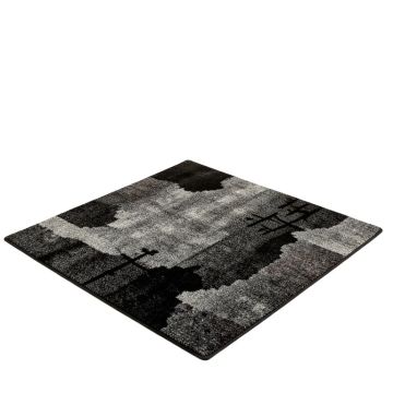 Bronte Tufted Wool Black/Gray Rug