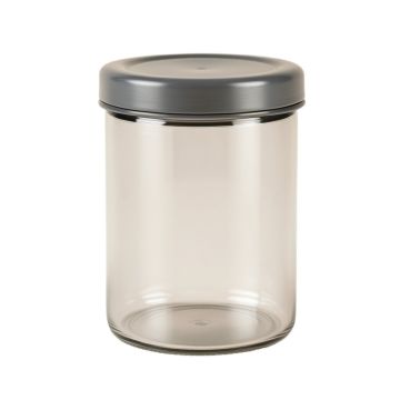 Cliff Bend Storage Canister With Lid - Gray