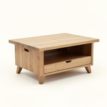 Bigby Solid Wood Coffee Table With Storage (synthetic illustration; no displayed measurements)