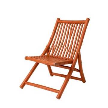Ash Crest Folding Outdoor Chair - Terracotta