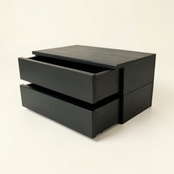 Shore Edge Under-Desk Drawer Unit - Black (synthetic illustration; no displayed measurements)