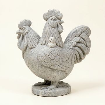 Nahant Farmhouse Stacked Rooster , Hen And Chick Figurine (synthetic illustration; no displayed measurements)