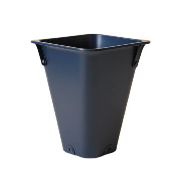 Cliff Canyon Empty Railing Planter With Integral Brackets - Navy