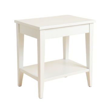 Brook Branch Side Table - White