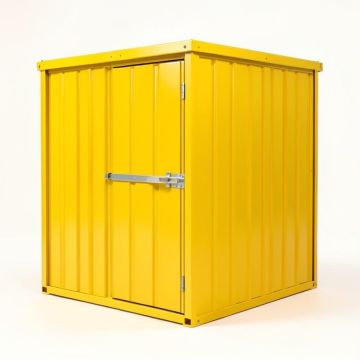 Garden 6 Ft. W X 6 Ft. D Metal Portable Storage Shed (synthetic illustration; no displayed measurements)