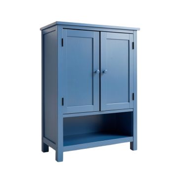 Alder Crossing Wall-Mounted Laundry Cabinet - Blue