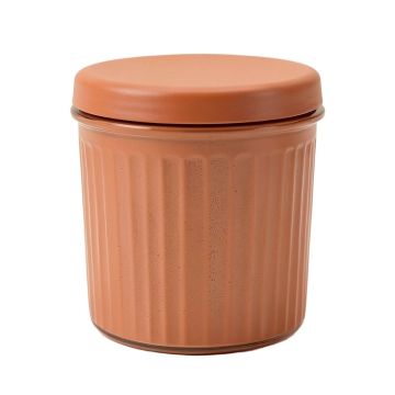 Lake Bridge Storage Canister With Lid - Terracotta