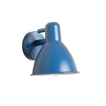 Flint Bluff Wall Sconce Mounted On A Plain Wall - Blue (synthetic illustration; no displayed measurements)