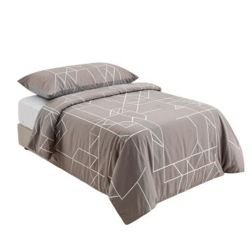 Adamson Geometric Maze Reversible Duvet Cover Set