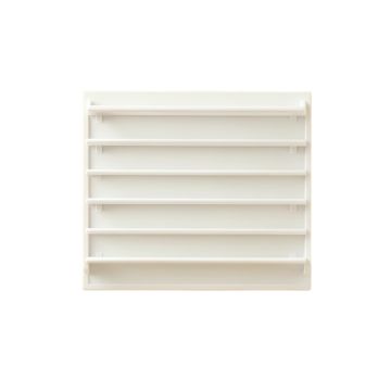 Alder Bend Empty Wall-Mounted Tool Organizer Panel - White
