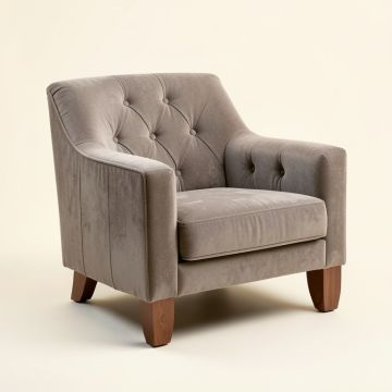 Leppert 28 '' Wide Tufted Armchair (synthetic illustration; no displayed measurements)