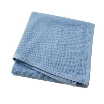 Hazel Edge Bath Towel - Blue