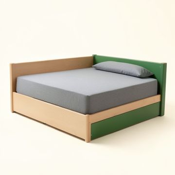 Farnung Twin Bed With Trundle (synthetic illustration; no displayed measurements)